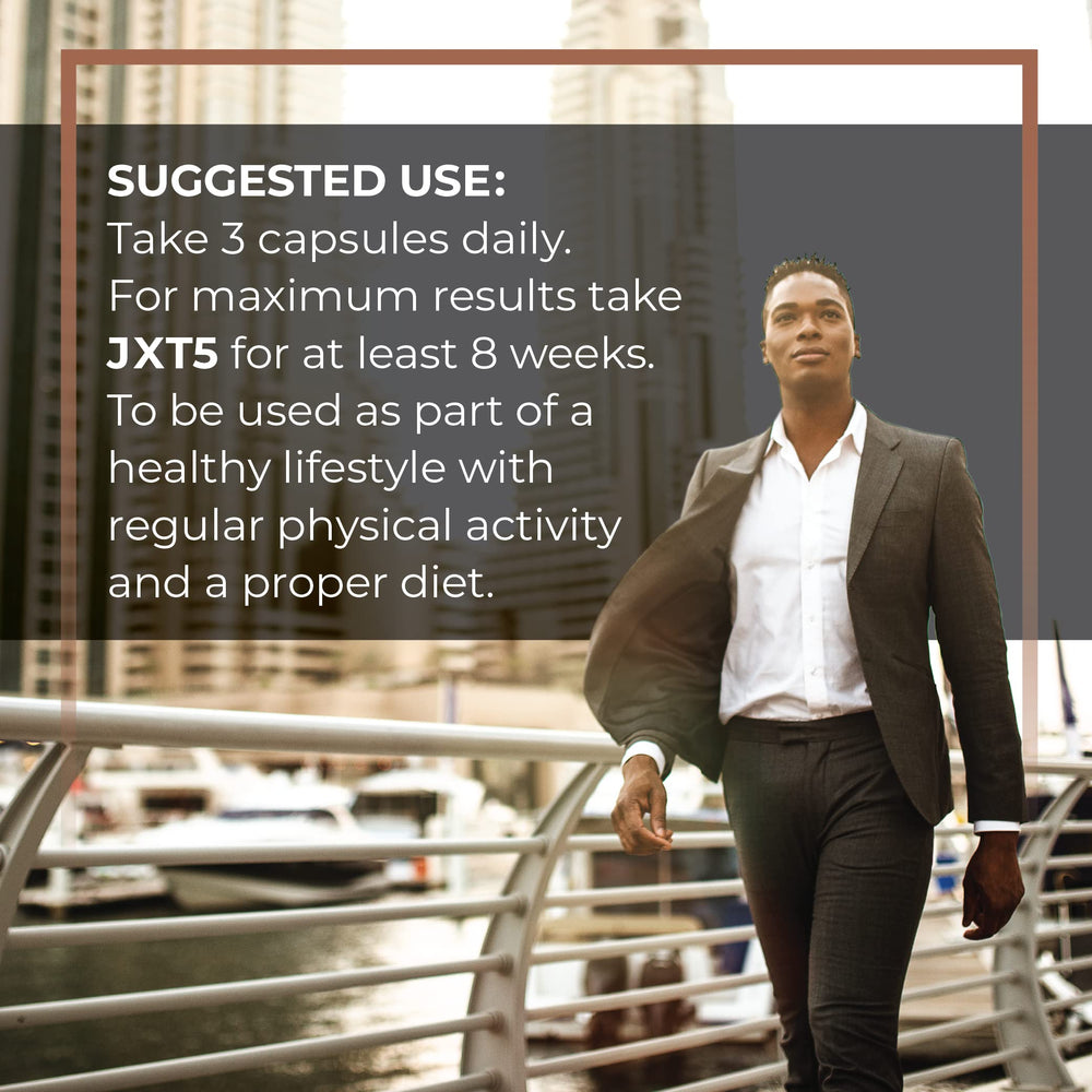 METISNutrition JXT5 prostate-support formula image highlights essential nutrients