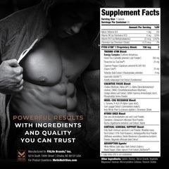 METISNutrition Pyro Stim 7 capsules close-up shows a simple one-per-day serving.