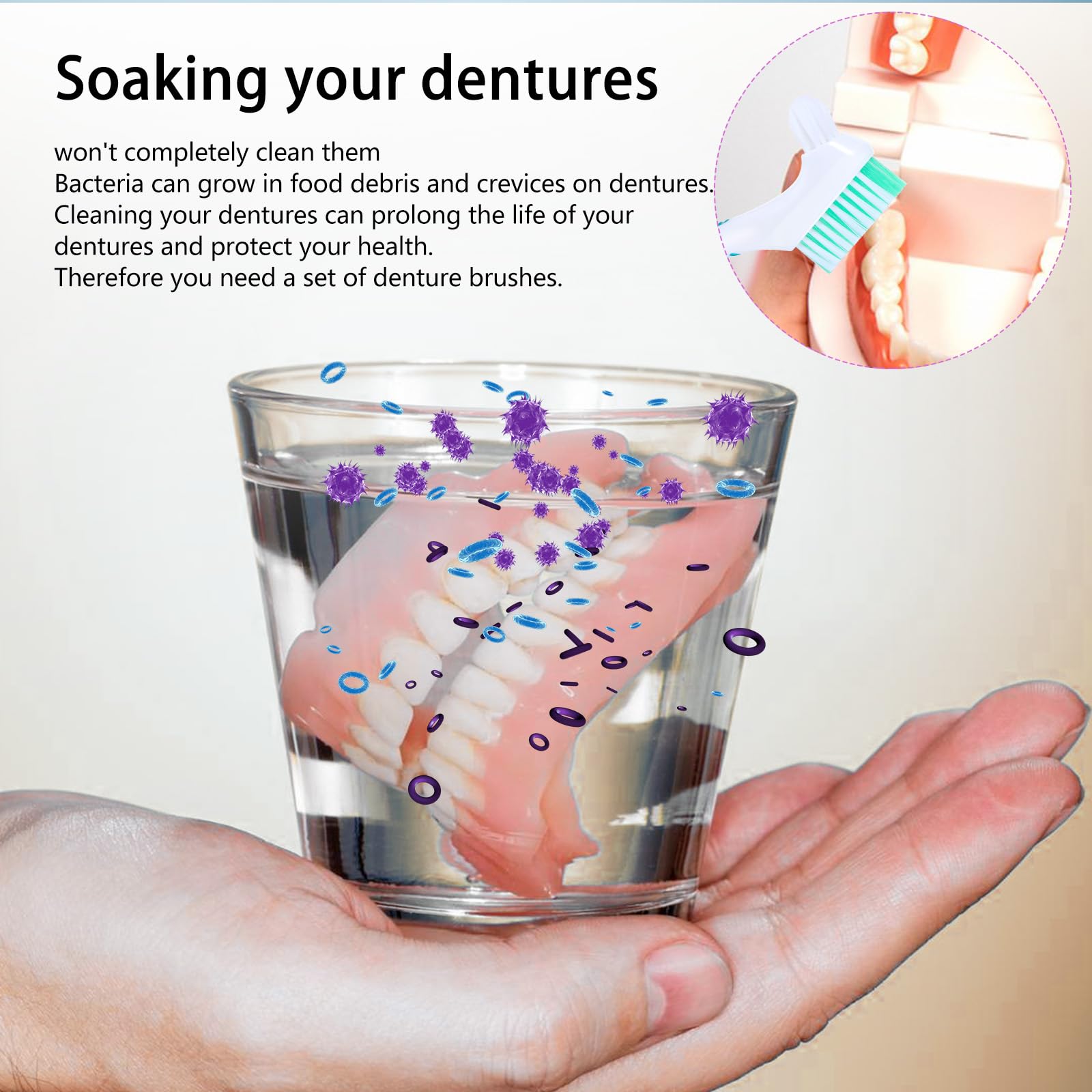 Product dimensions: total length 16 cm, head 3.5 cm, bristle 1 cm