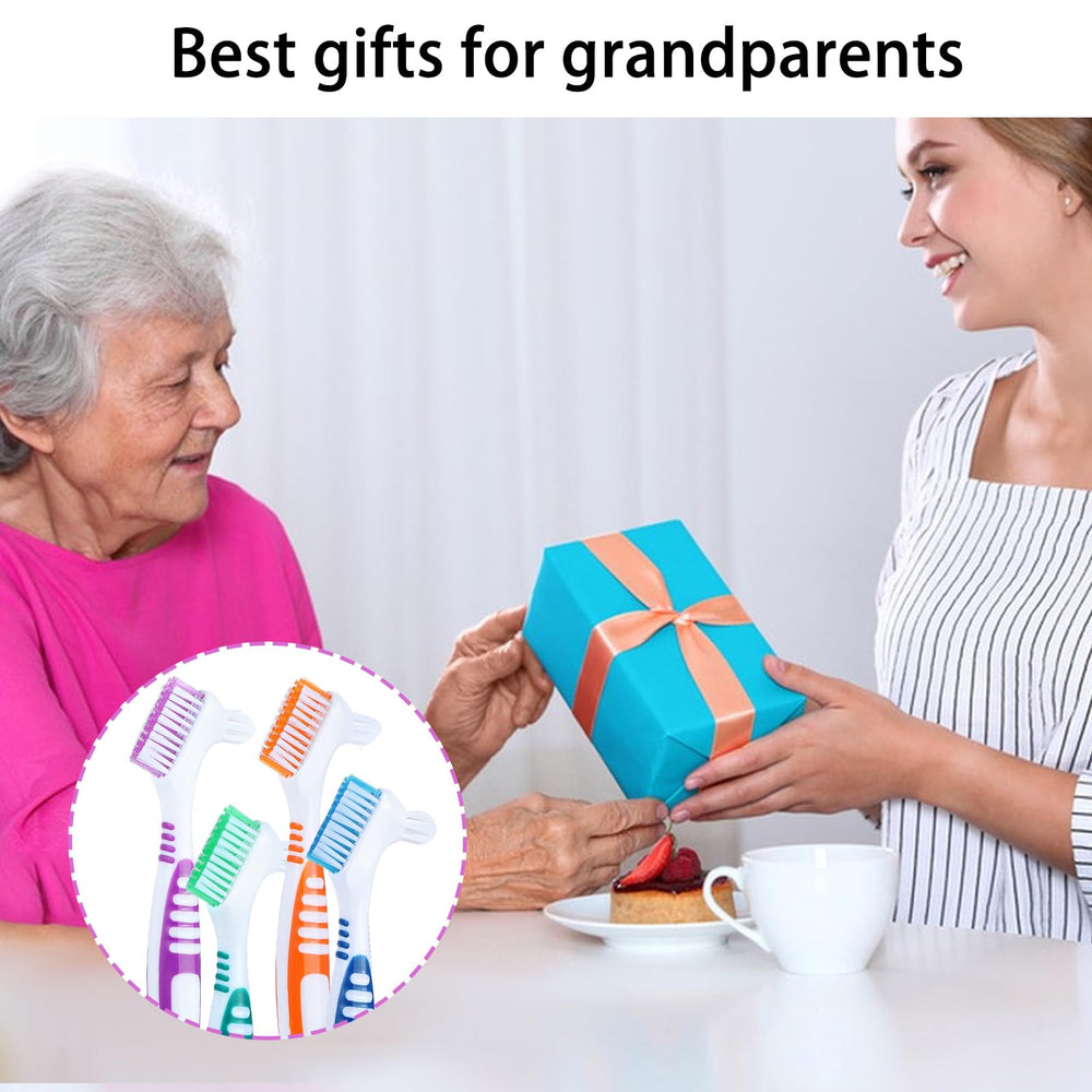 Denture cleaning brush suitable for dentures, aligners, retainers and jewelry