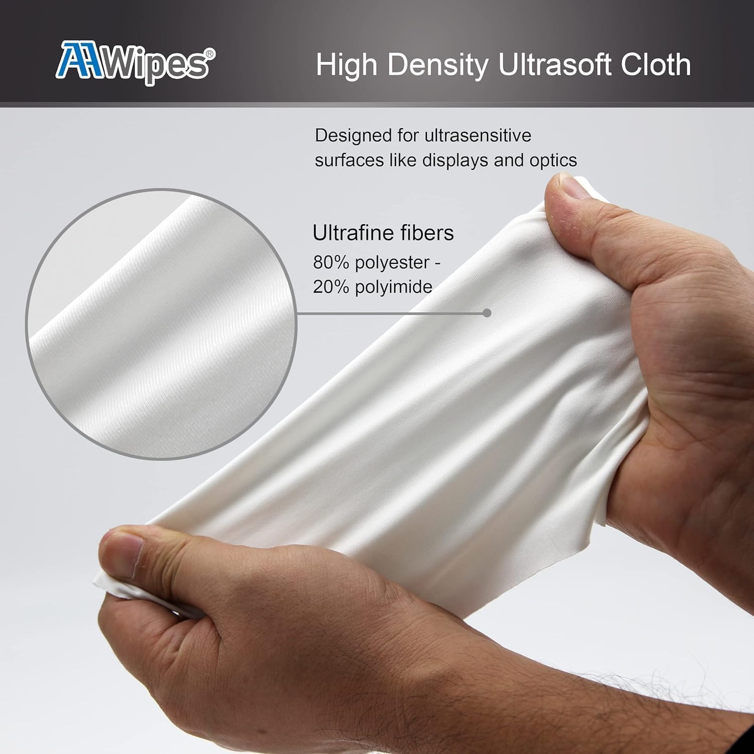 9x9 inch MF20009 wipe with 100 wipes per bag packaging
