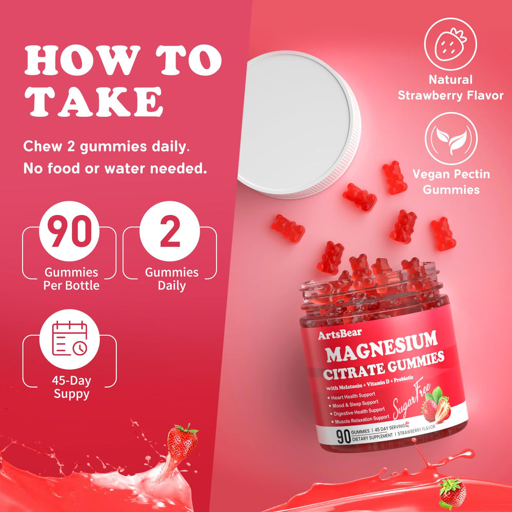 Gummies promoting sleep support and calm nervous system