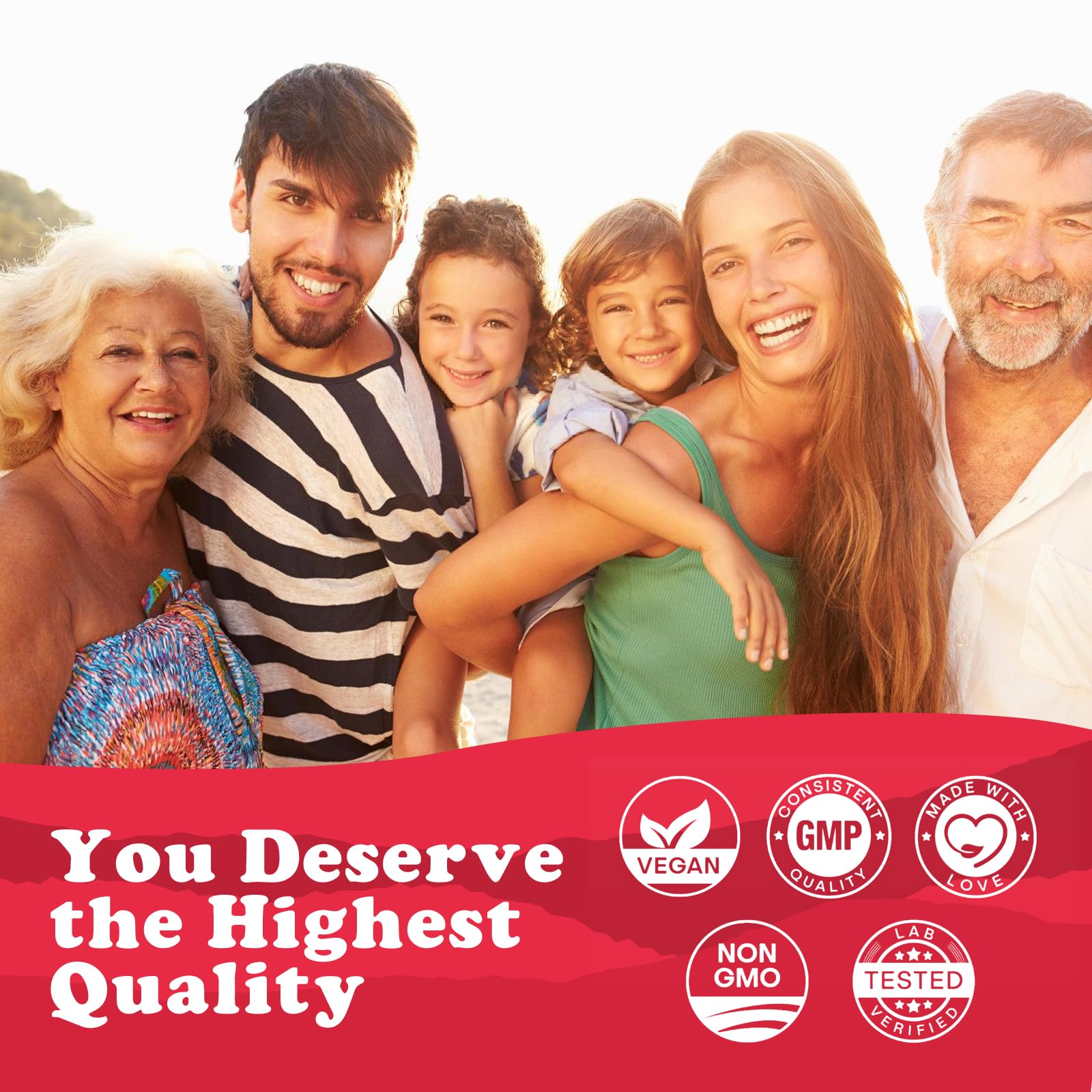 Vegan, gluten-free and non-GMO gummies label