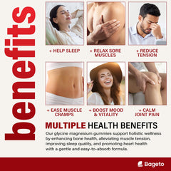 Front packaging of Magnesium Glycinate Gummies Sugar Free 90 count