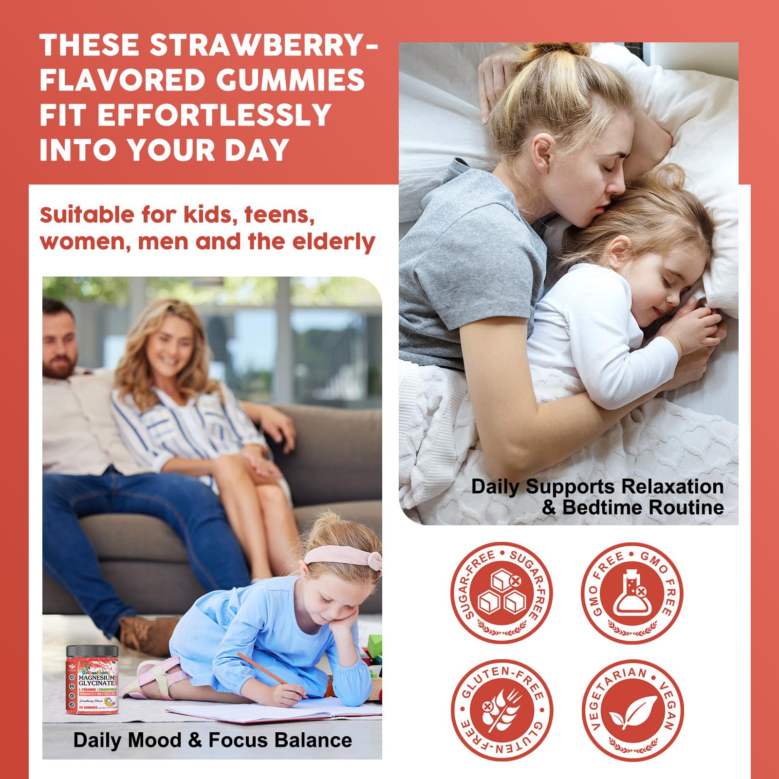 Nutrition panel showing D3, K2, B6 in gummies