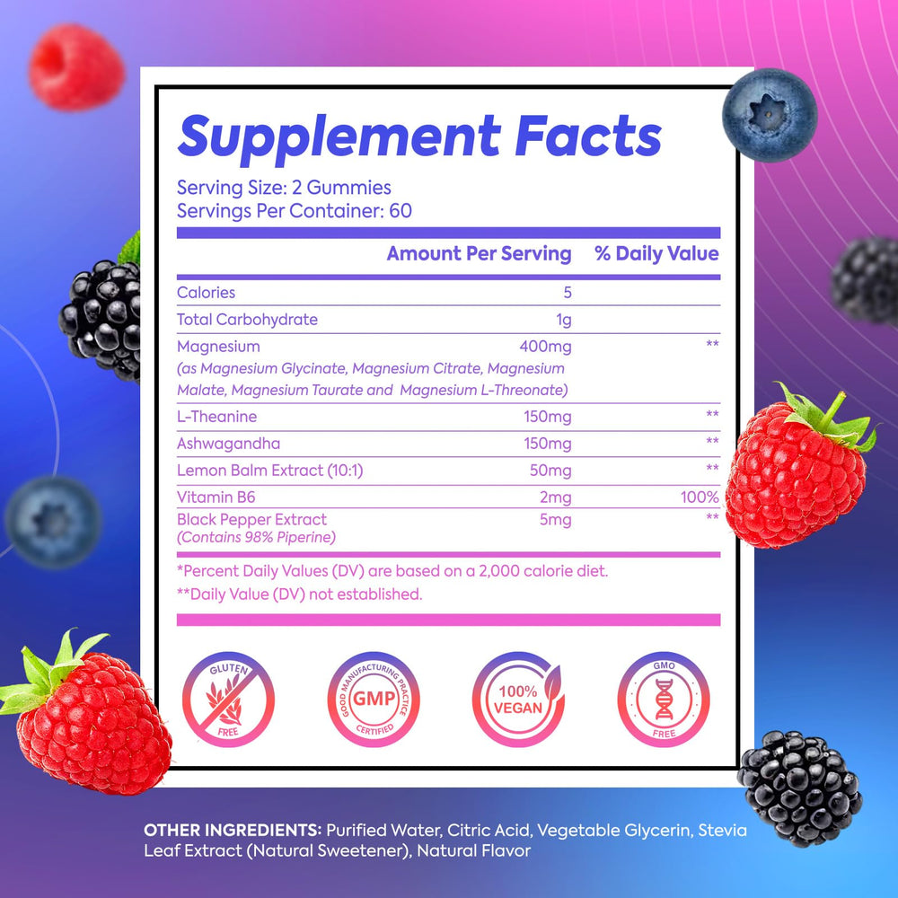 Delicious chewable magnesium gummies