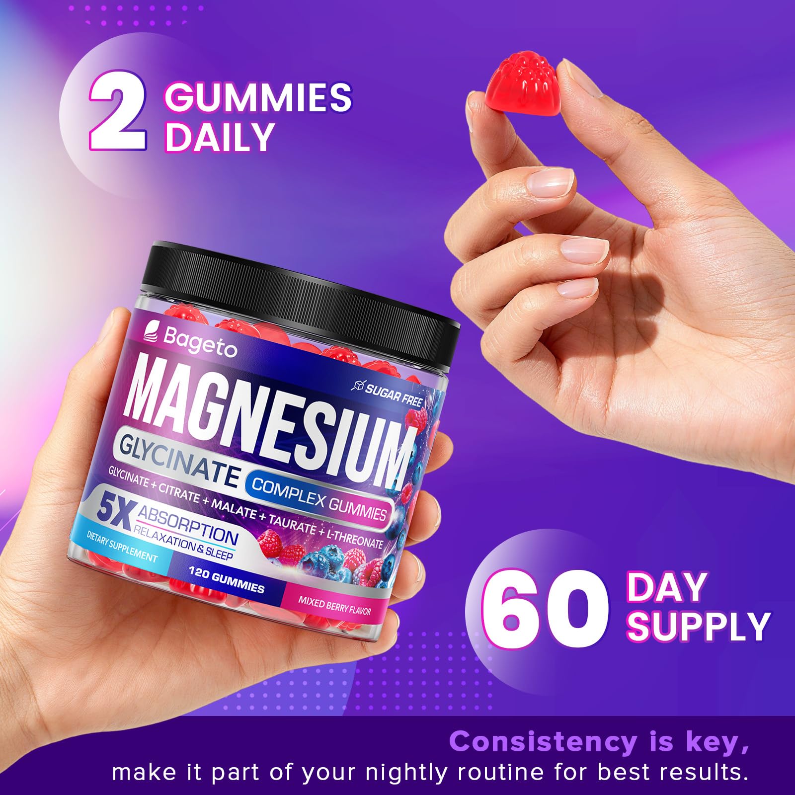 Gummies suitable for adults and kids