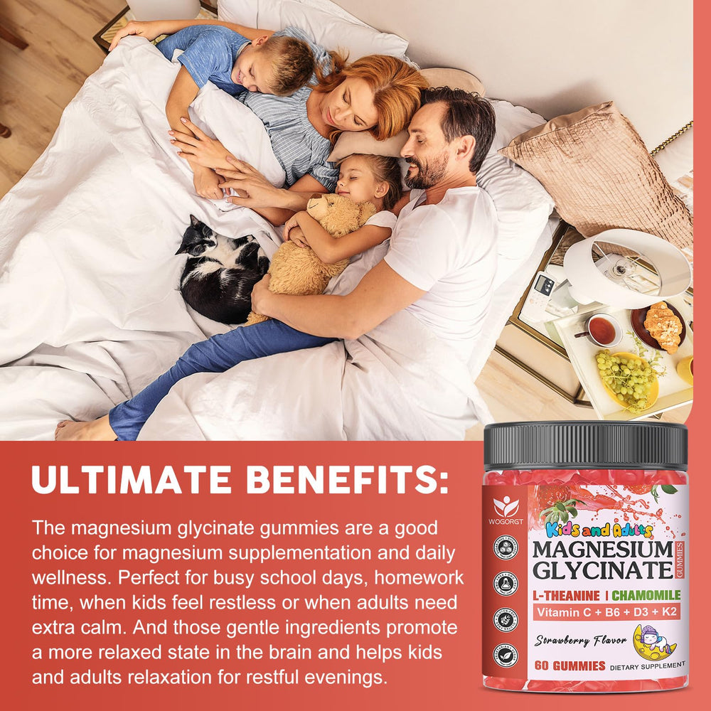 Illustration of added L-Theanine and chamomile ingredients