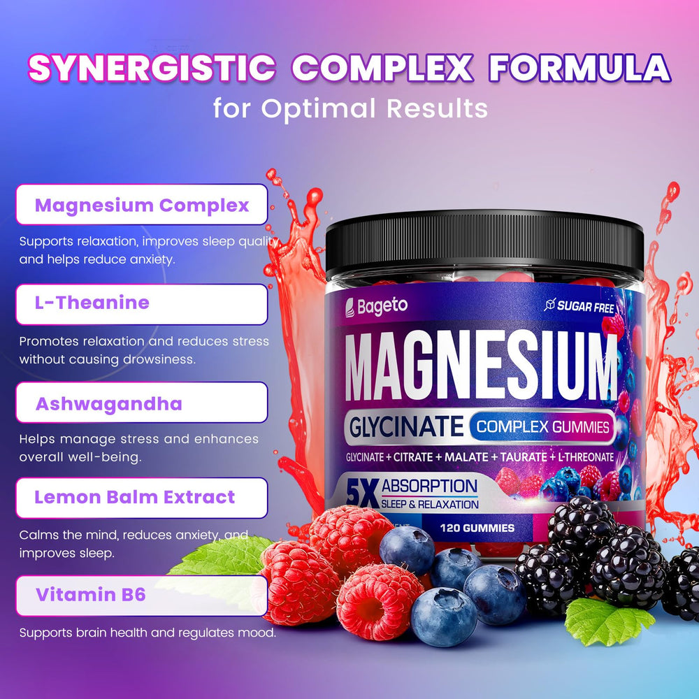 Sleep support and relaxation with magnesium gummies