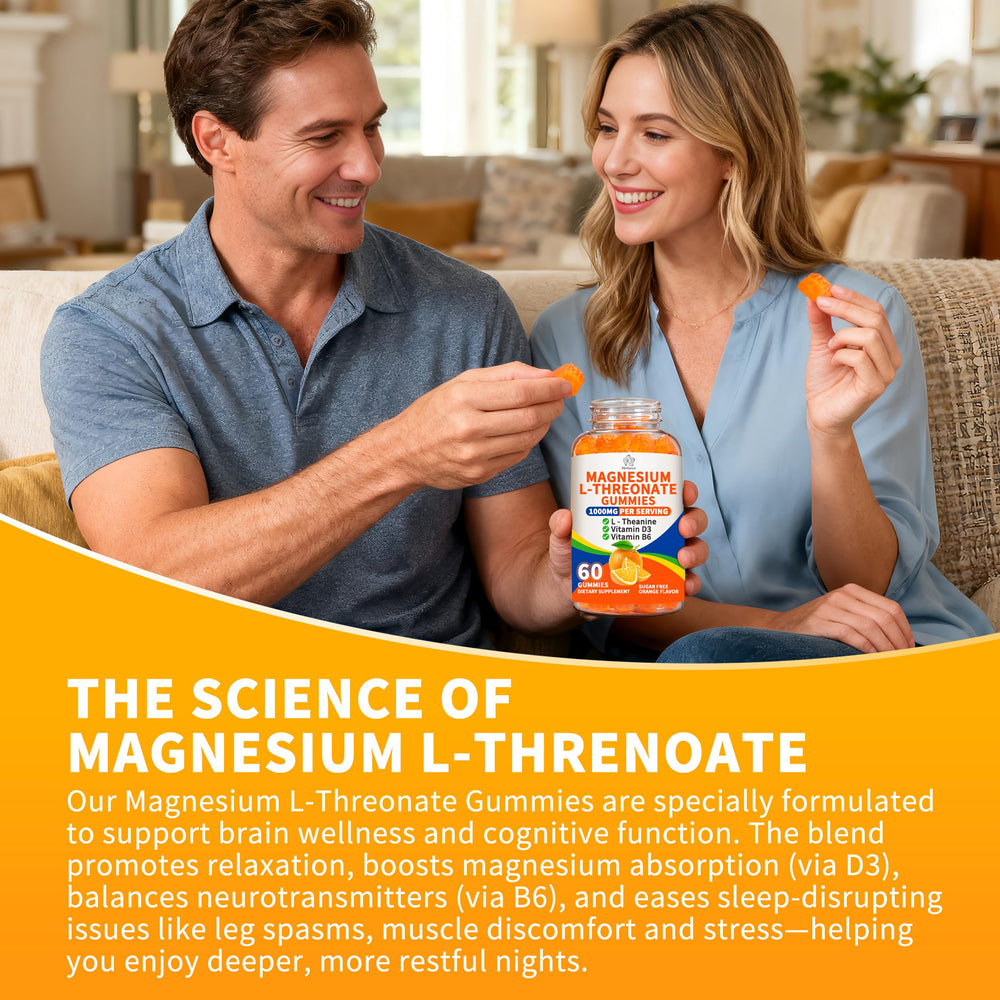 Nutrition facts panel of Magnesium L-Threonate Gummies