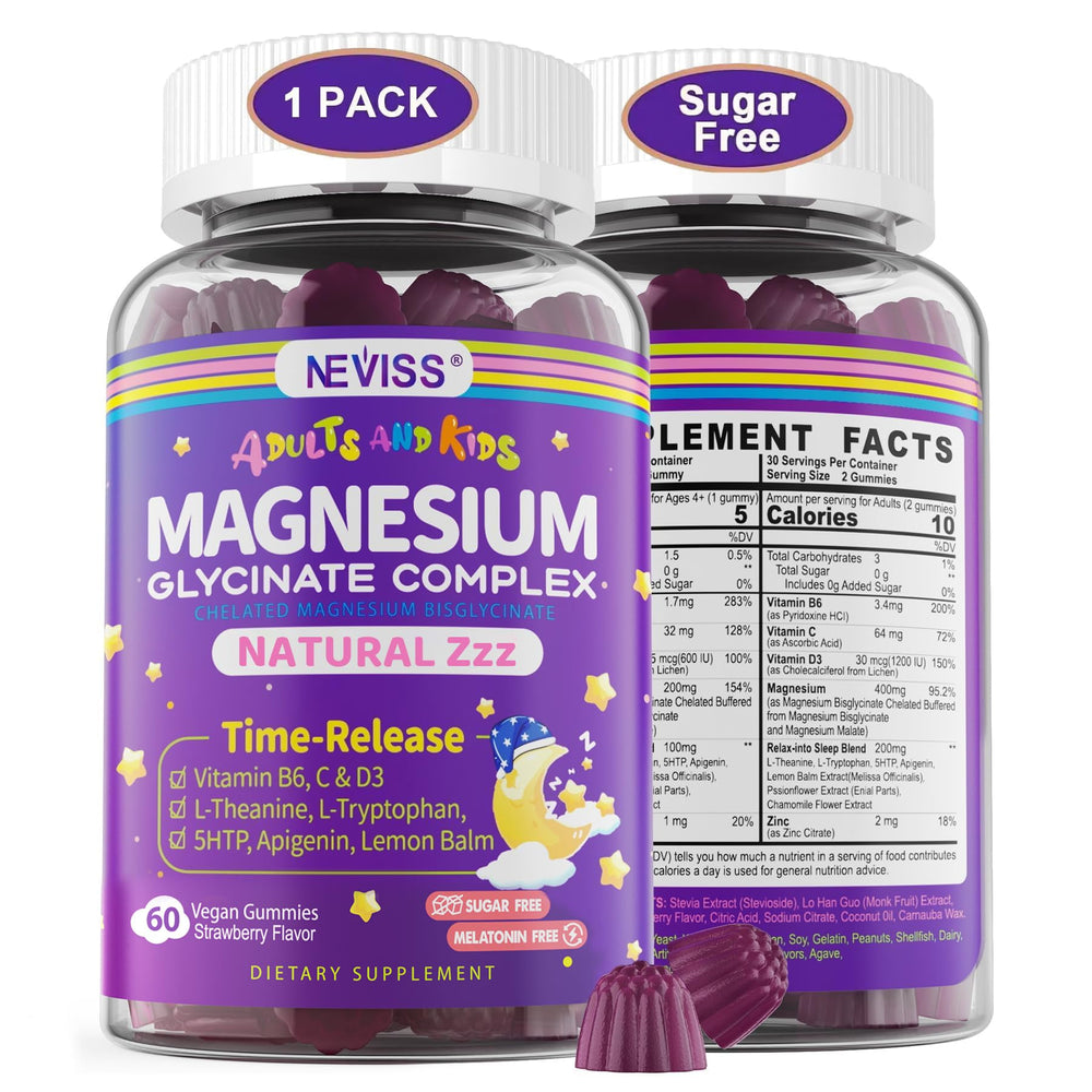 Magnesium glycinate gummies pack