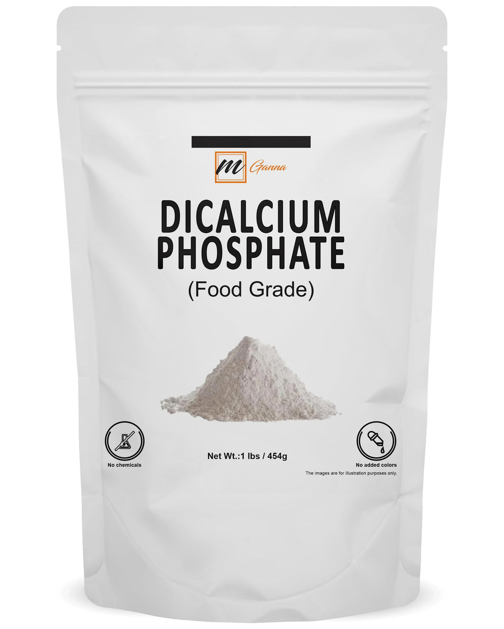 mGanna Dibasic Calcium Phosphate 454g packaging