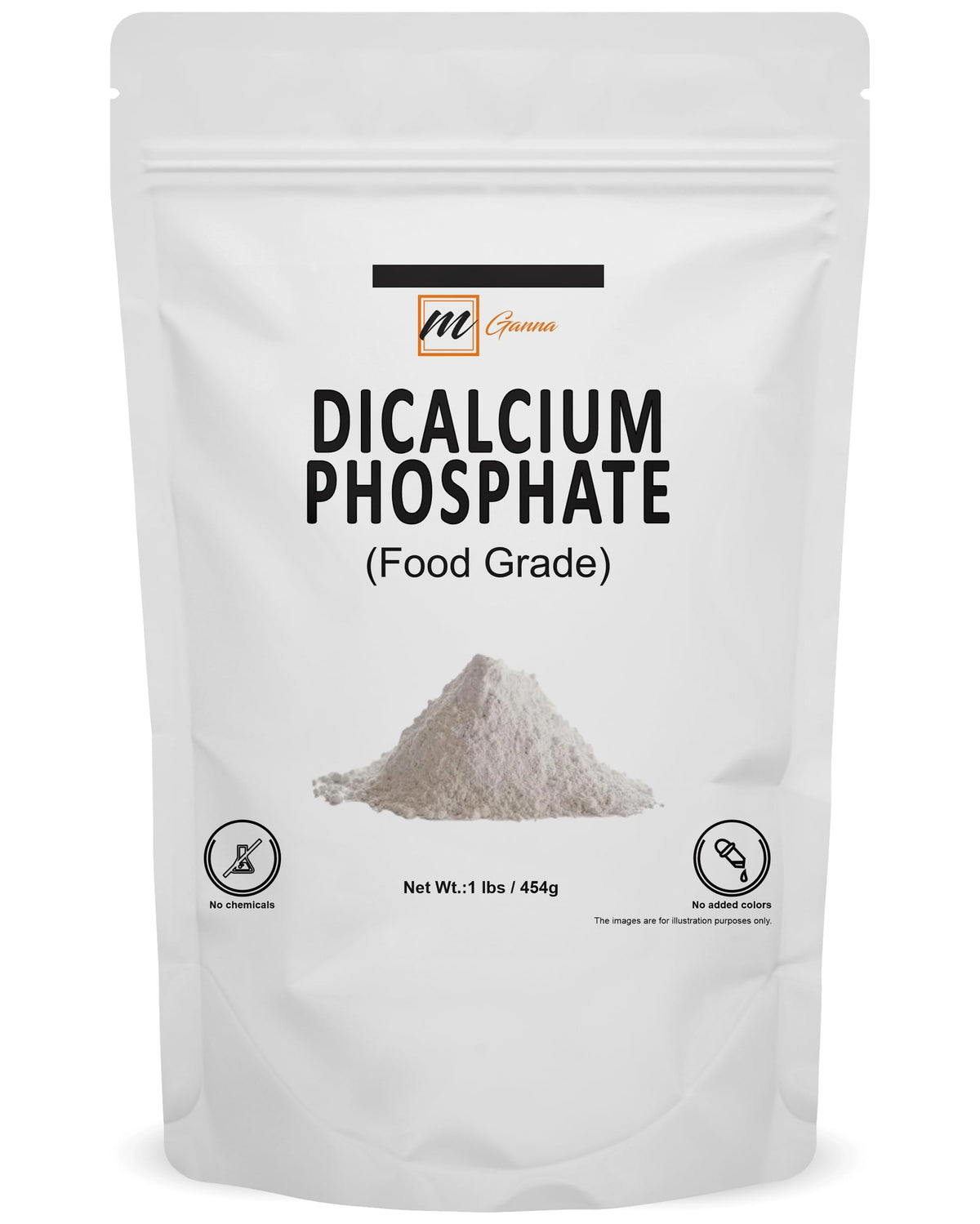 mGanna Dibasic Calcium Phosphate 454g packaging
