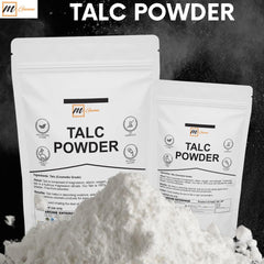 Talc powder used in facial makeup formulations