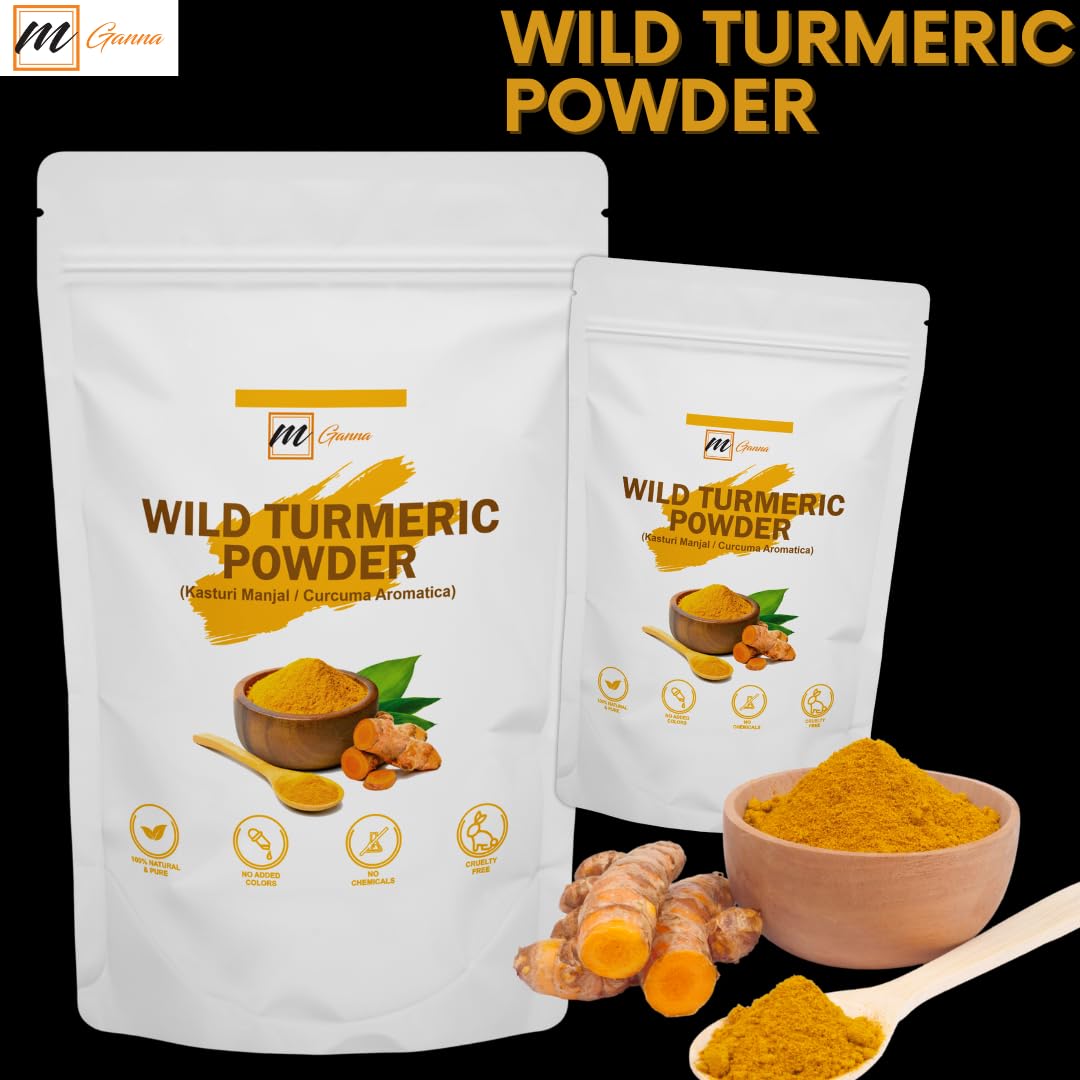 Wild Turmeric powder resealable stand-up pouch