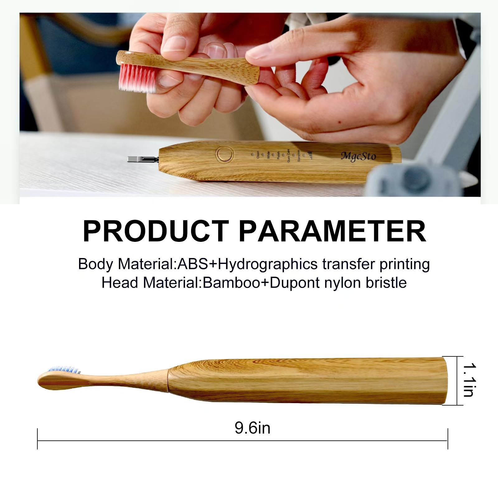 Five-mode brushing interface