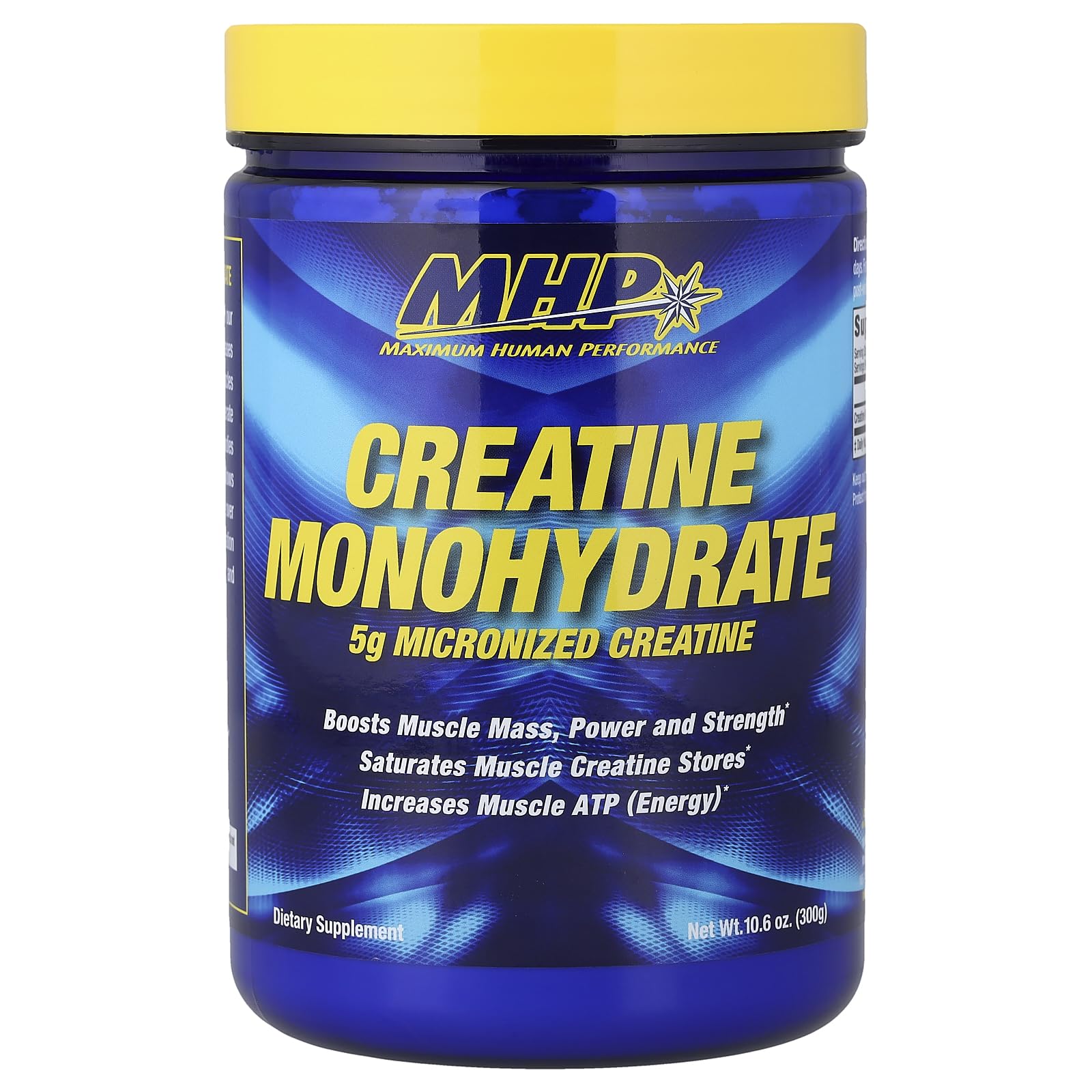 Maximum Human Performance Mhp Micronized Creatine 300 g bottle front view