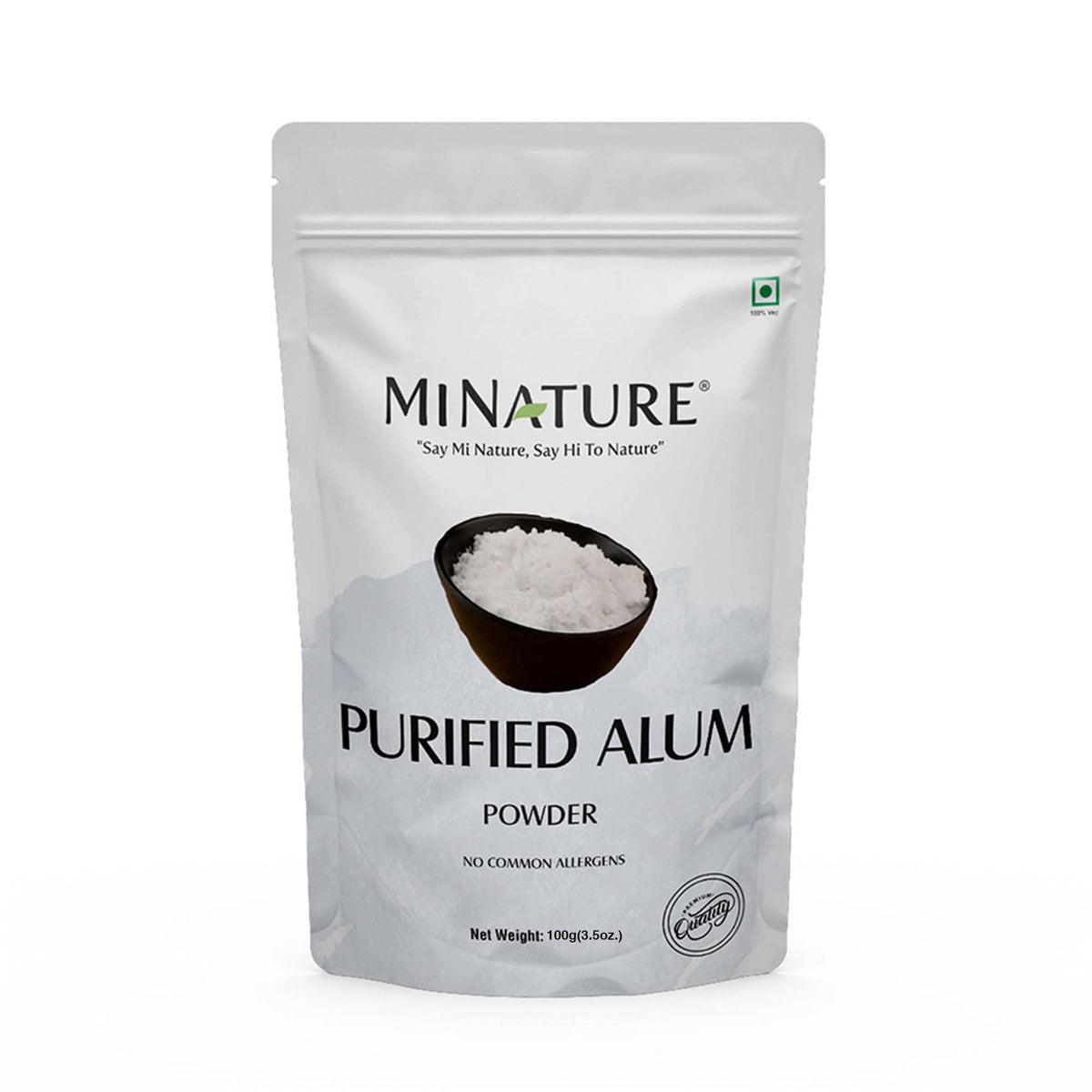 Mi Nature Alum Powder 100g packaging front