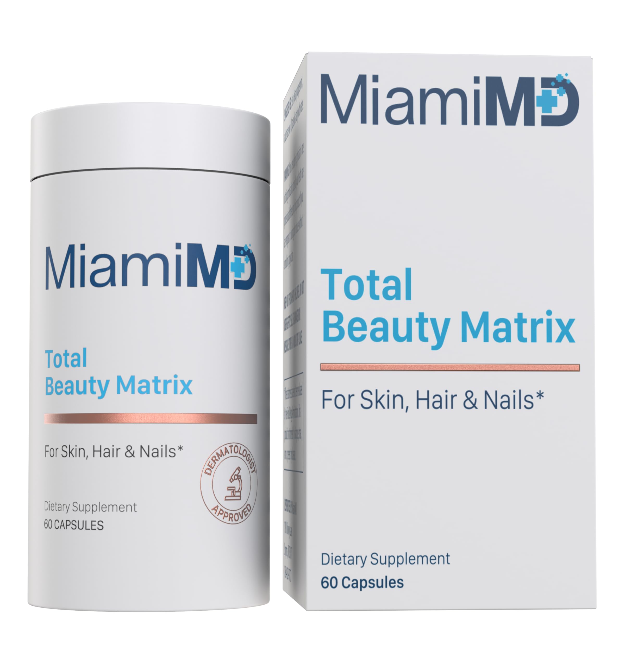 MiamiMD Total Beauty Matrix Collagen bottle and packaging