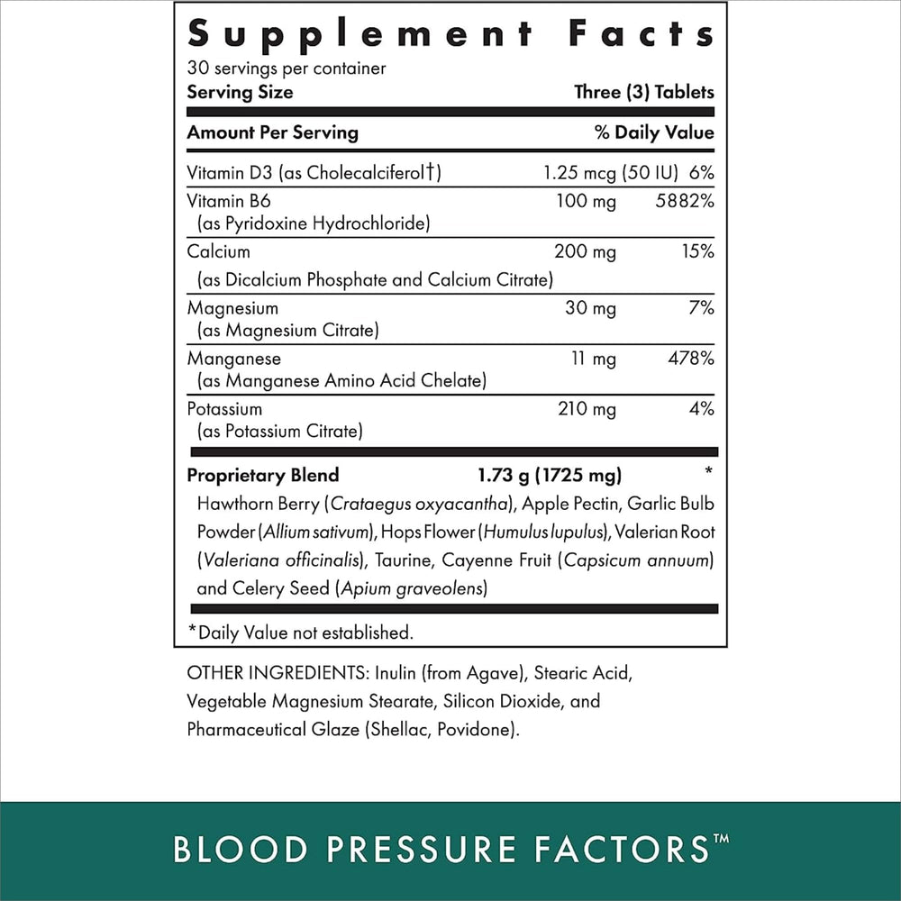 Product label for MICHAEL'S Blood Pressure Factors 2-pack
