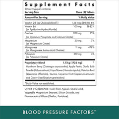Product label for MICHAEL'S Blood Pressure Factors 2-pack