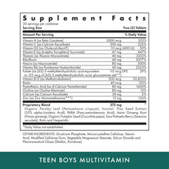 Close-up of MICHAEL'S Health Teen Boys Multivitamin packaging