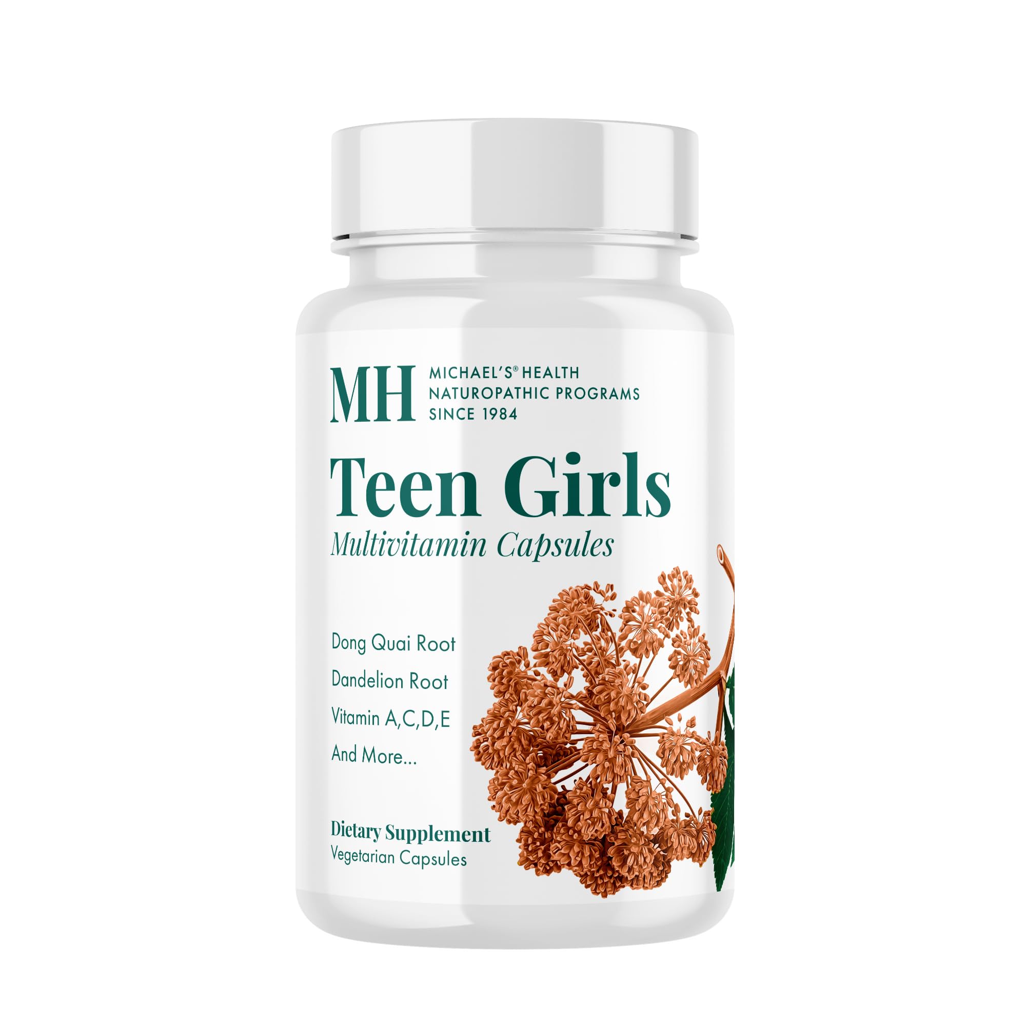 MICHAEL'S Health Teen Girls Multivitamin bottle with label