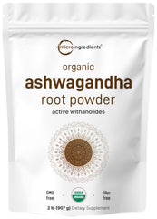 Micro Ingredients Organic Ashwagandha Root Powder 2 lb package