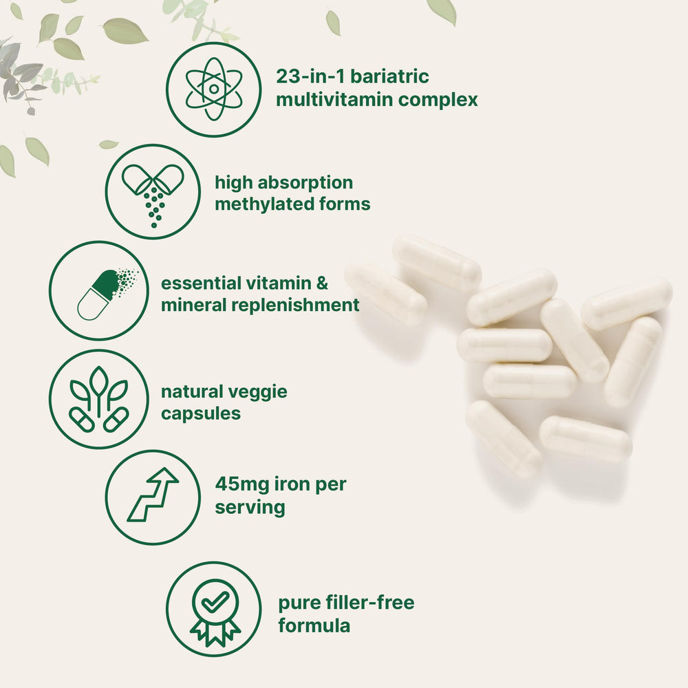 23-in-1 bariatric multivitamin with 45 mg iron