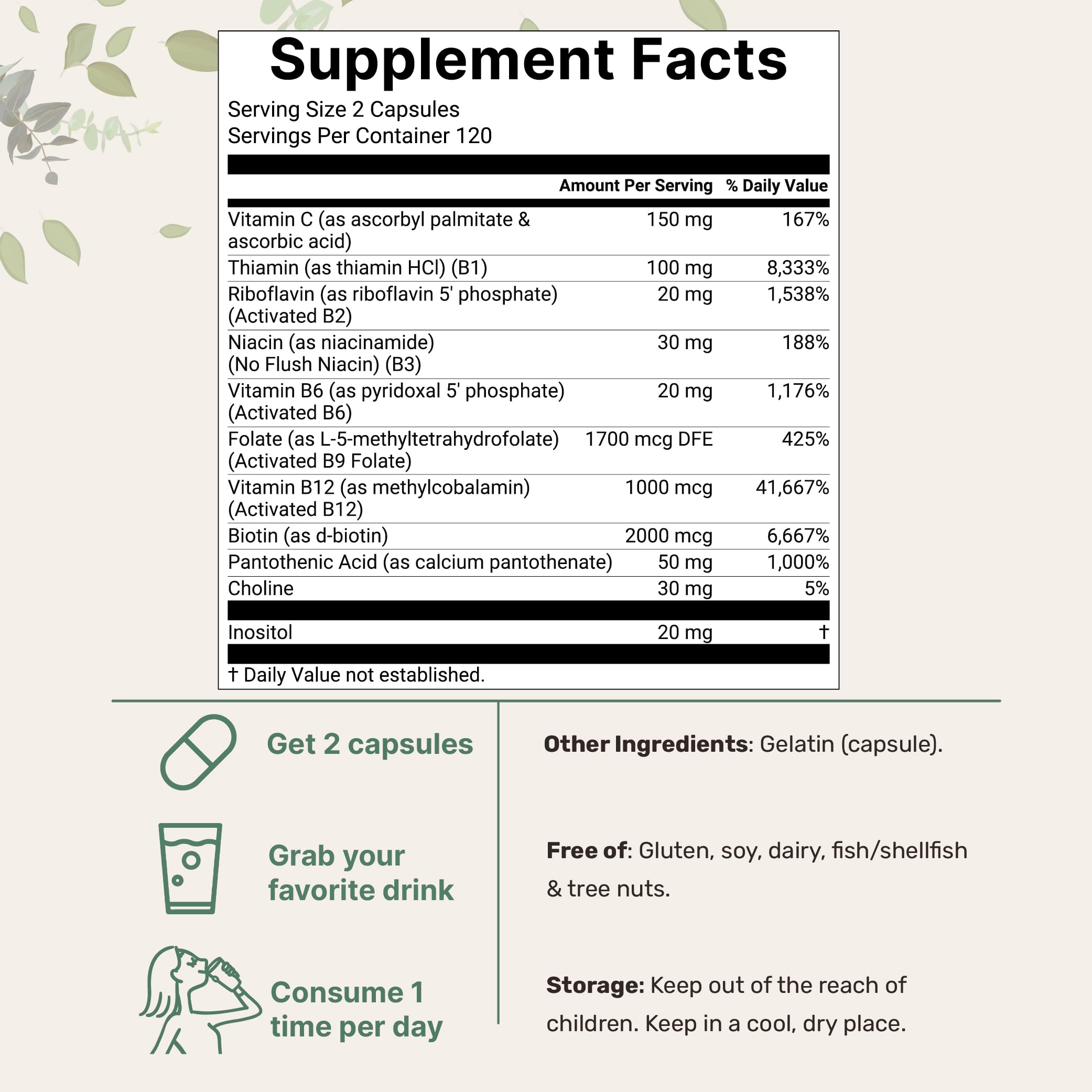 Micro Ingredients capsules close-up showing smooth vegan capsules for easy swallowing