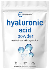 Micro Ingredients Hyaluronic Acid Serum Powder 50g jar