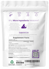 Sublingual fast-dissolve melatonin tablet