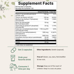 Close-up of product label highlighting 11-in-1 formula