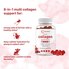 Chewable collagen gummies texture close-up