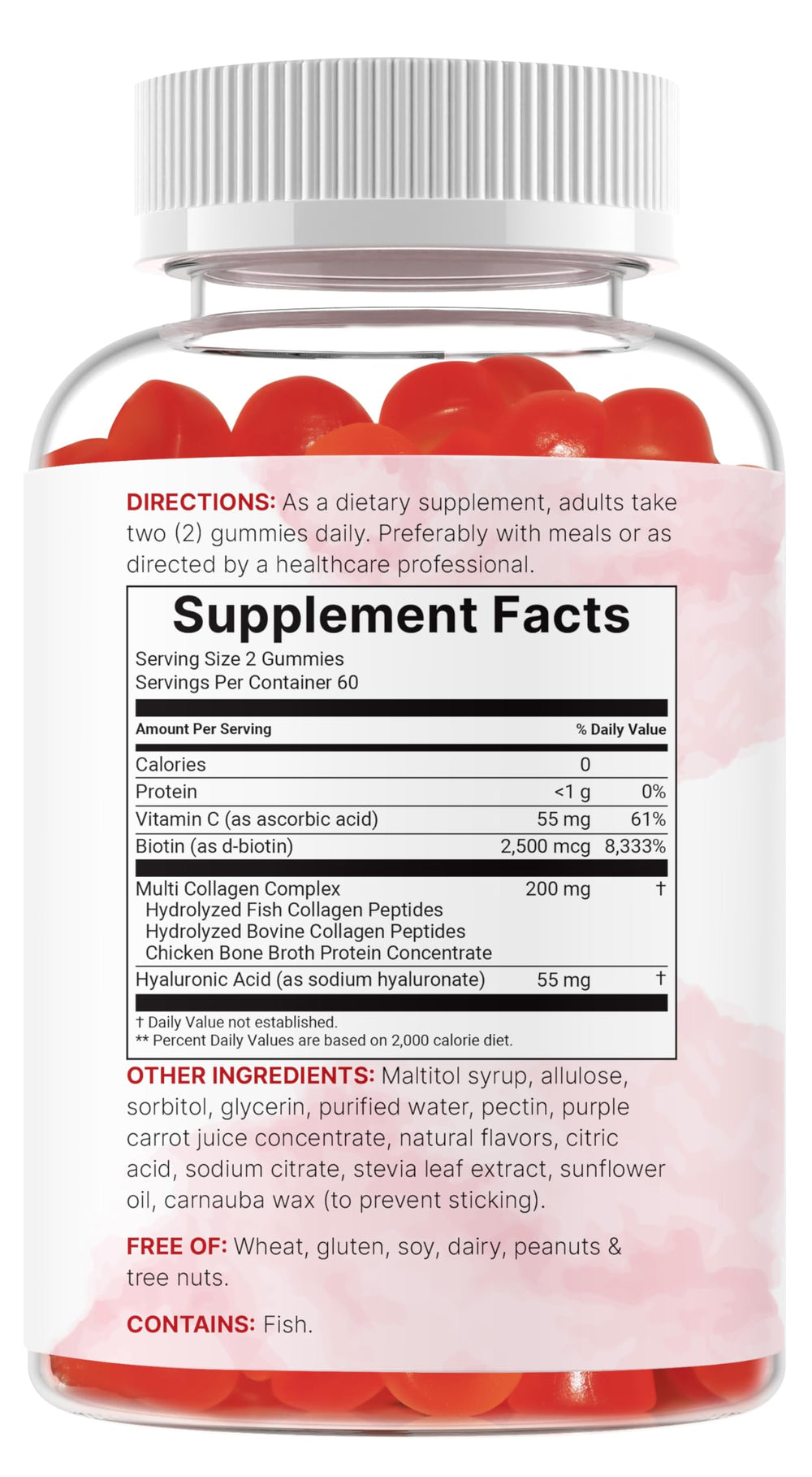 Concept image showing hair, skin, nails and joints support