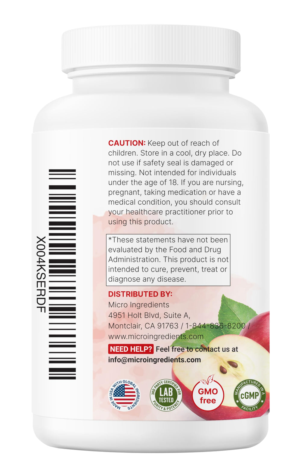 Non-GMO, gluten-free, dairy-free icons and packaging