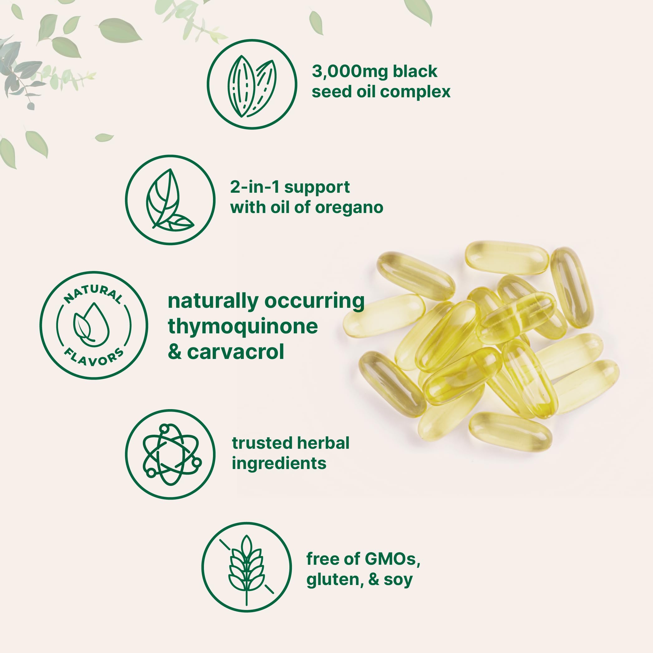 Oil of oregano 100mg per serving in Micro Ingredients formula
