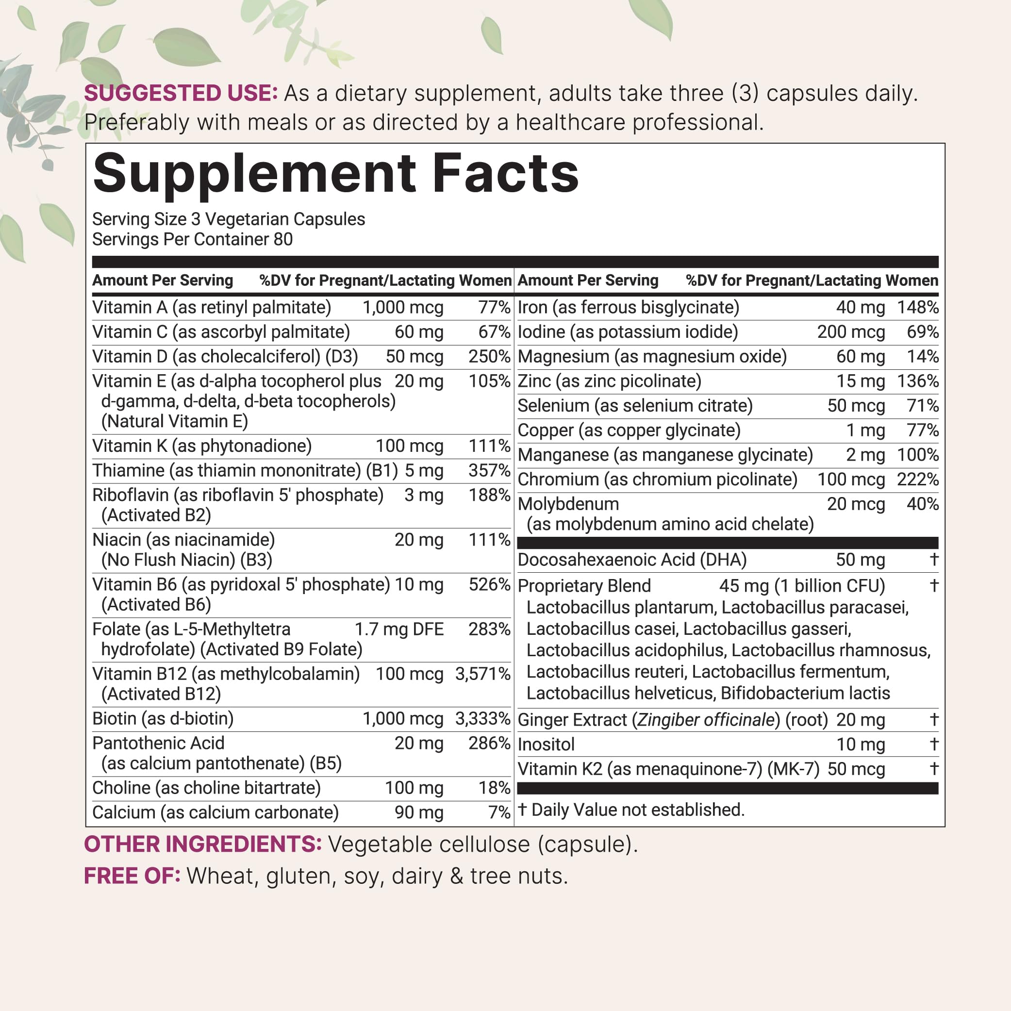 Micro Ingredients bottle open with veggie capsules visible for easy daily dosing