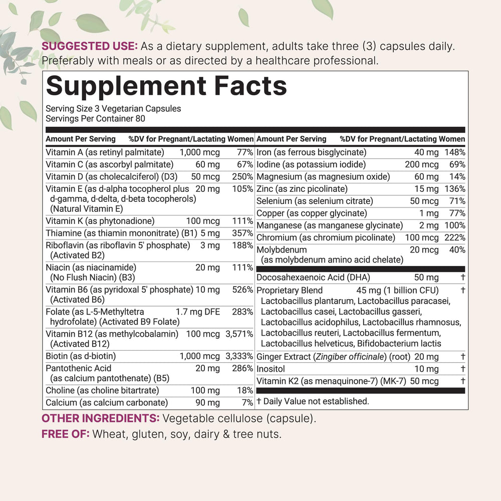 Micro Ingredients bottle open with veggie capsules visible for easy daily dosing