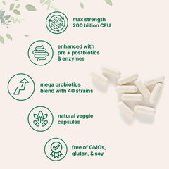 120 vegetarian capsules per bottle