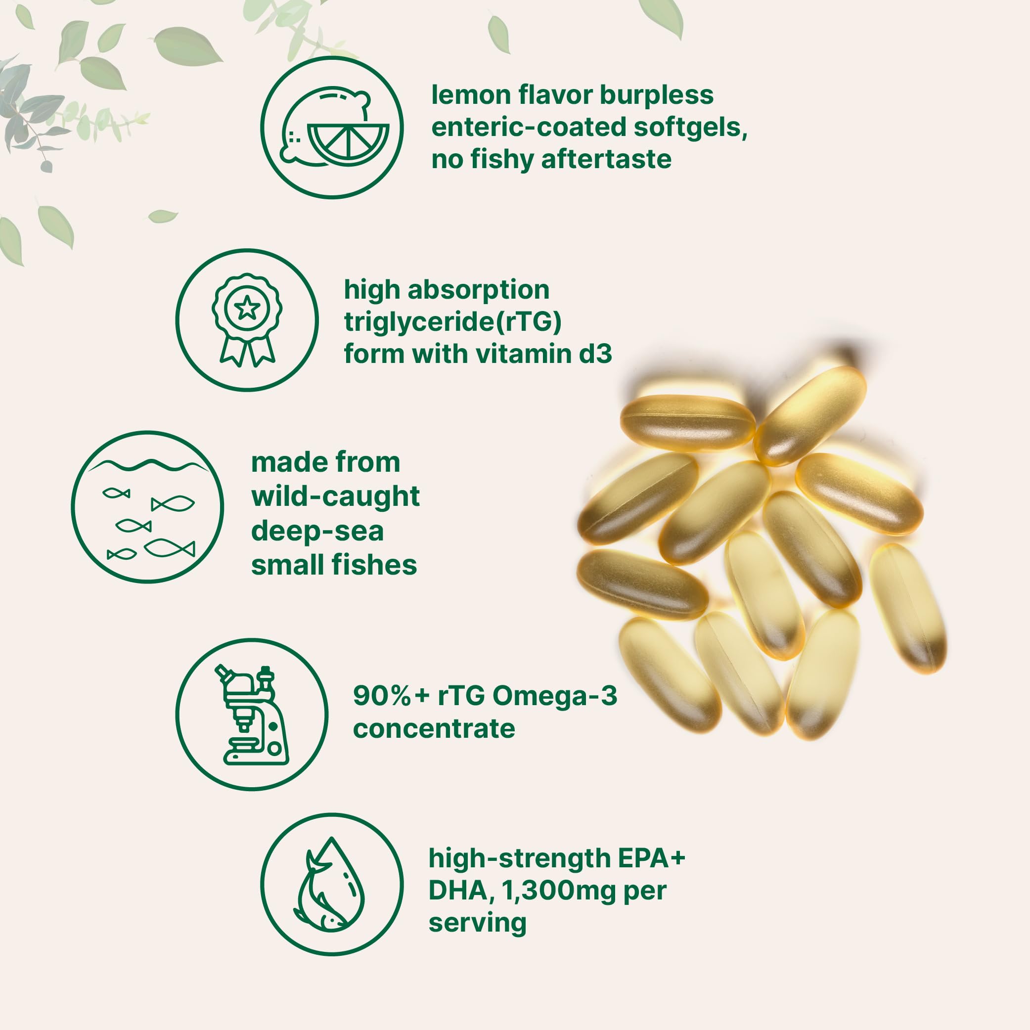 Micro Ingredients Supreme Omega-3 label detail with vitamin D3 and lab-tested purity.