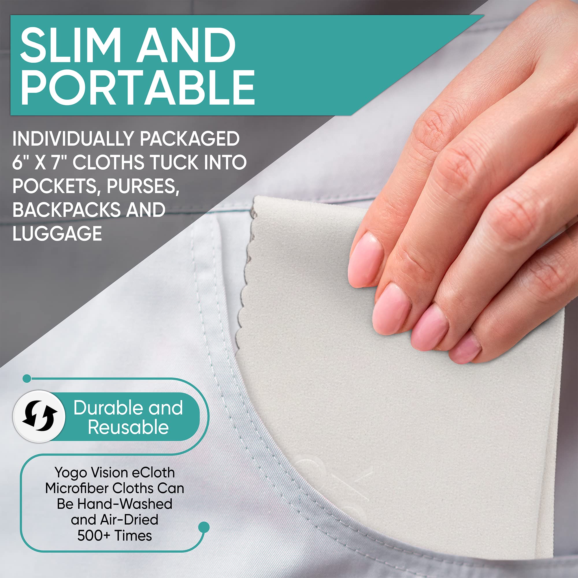Camera lens cleaning microfiber cloth