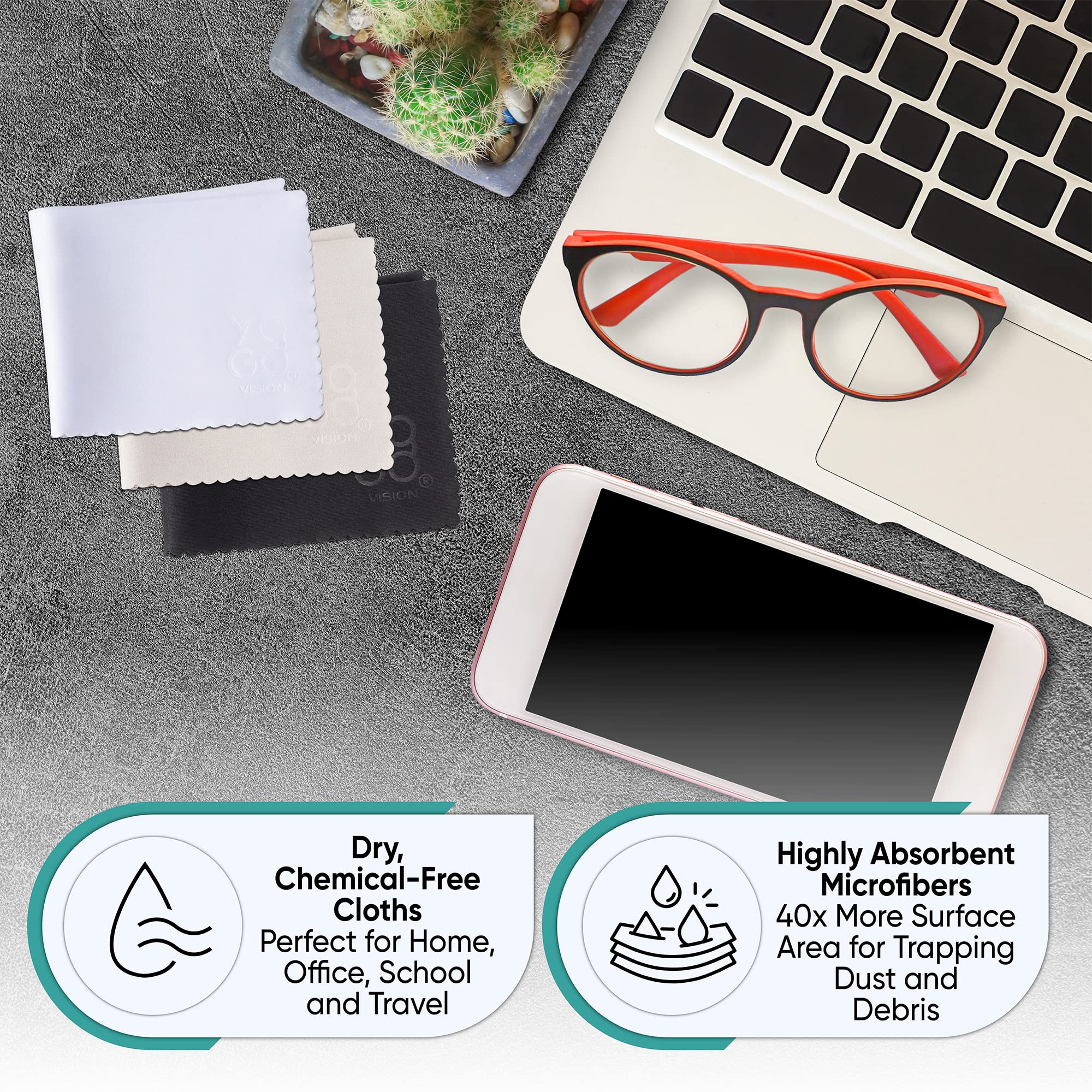 Laptop and tablet screen cleaning cloth
