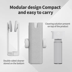 Four-sided microfiber cleaning pad