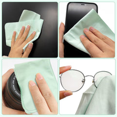 Close-up of microfiber cloth fabric