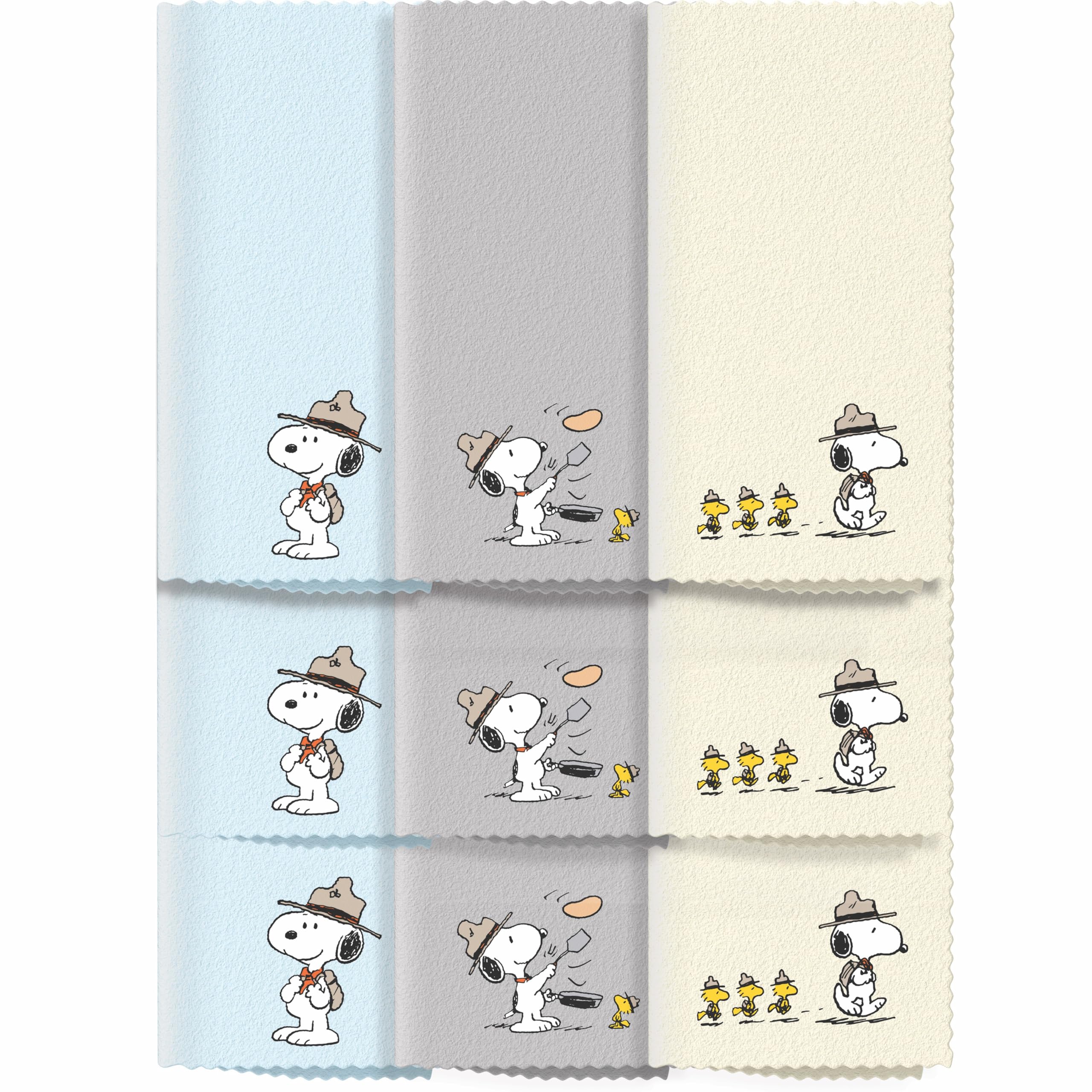Snoopy microfiber cleaning cloth for glasses
