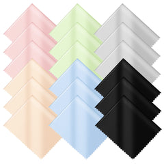 Blue microfiber cleaning cloths (7x6 inches) from 18-pack