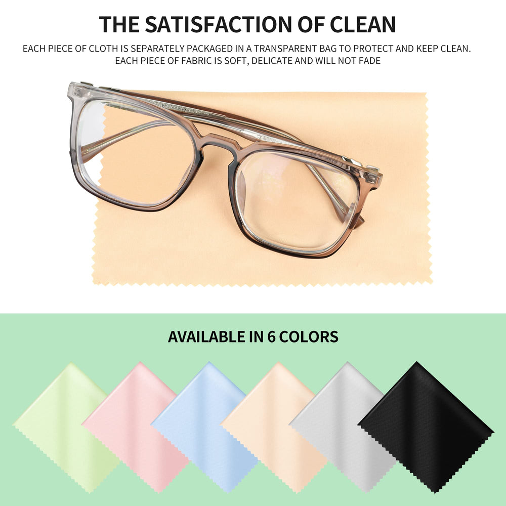 Packaging view of 18-pack microfiber cloths