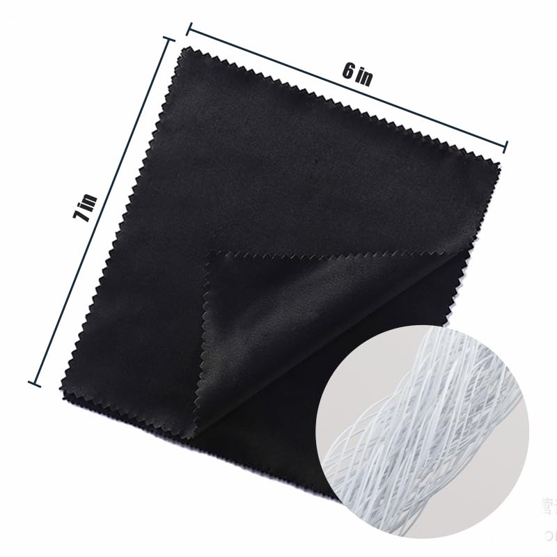 Cloths arranged with glasses, phone, and camera lenses for cleaning