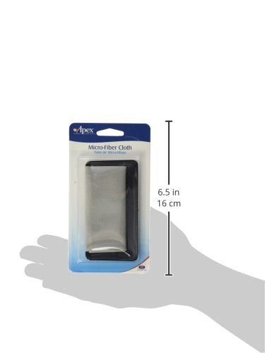 Close-up of microfiber cleaning cloth and carry case